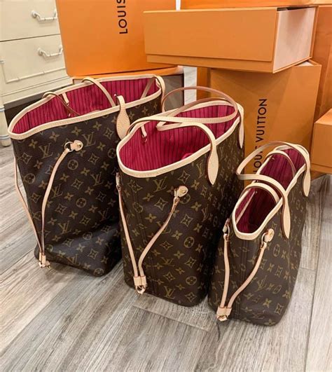 what are the sizes of louis vuitton neverfull|louis vuitton neverfull size.